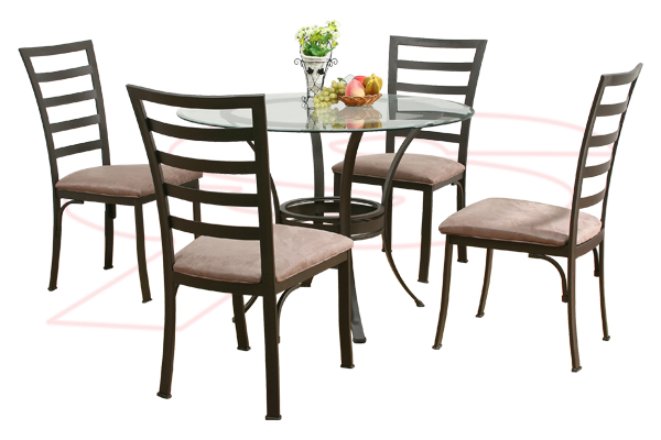 GLASS 1+4 DINING SETS